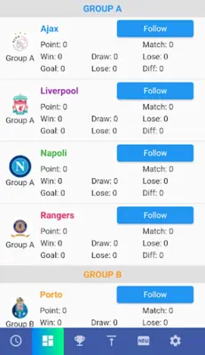 Champions League android App screenshot 1